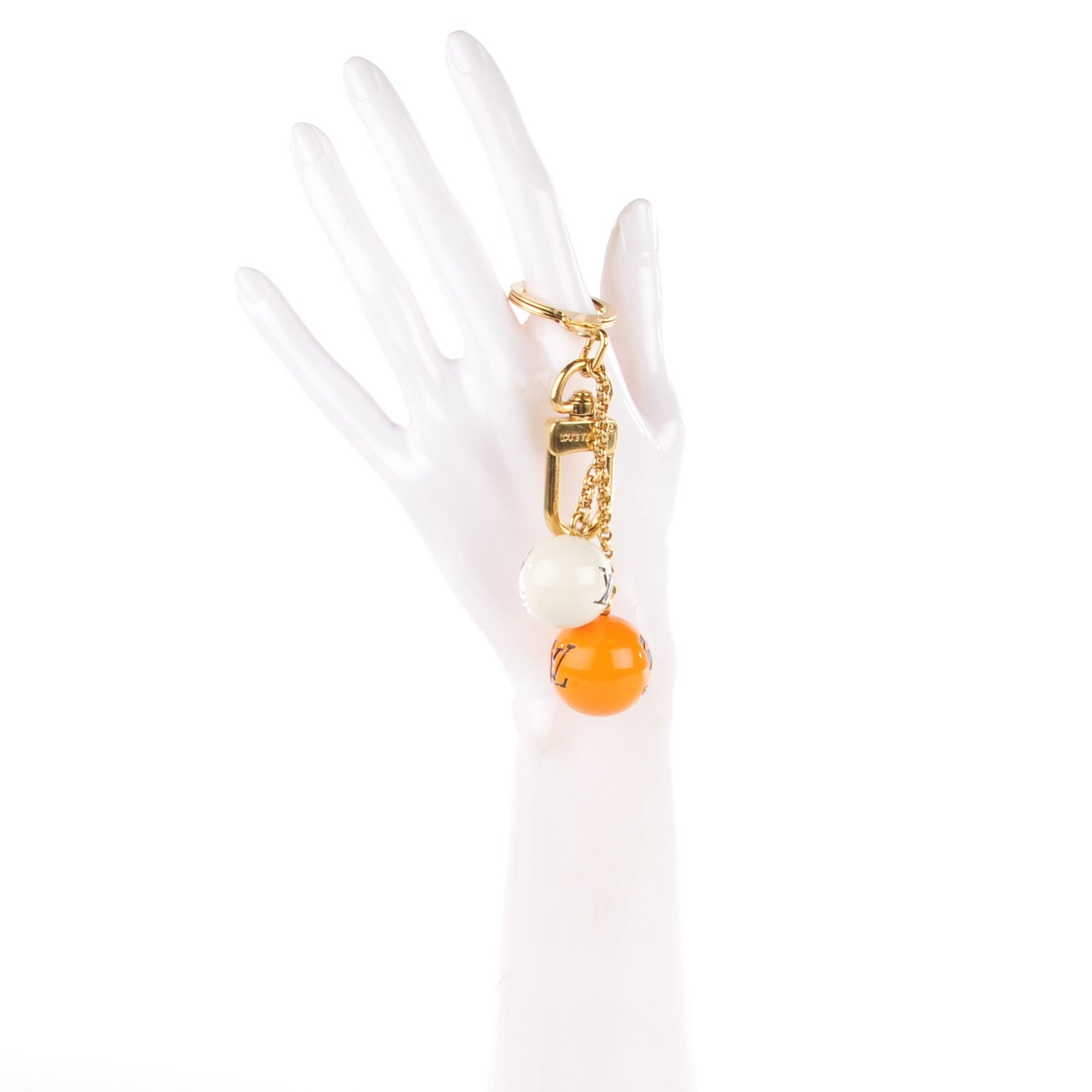 Louis Vuitton Halloween Jack and Lucie Key Holder Orange 2 of 5
