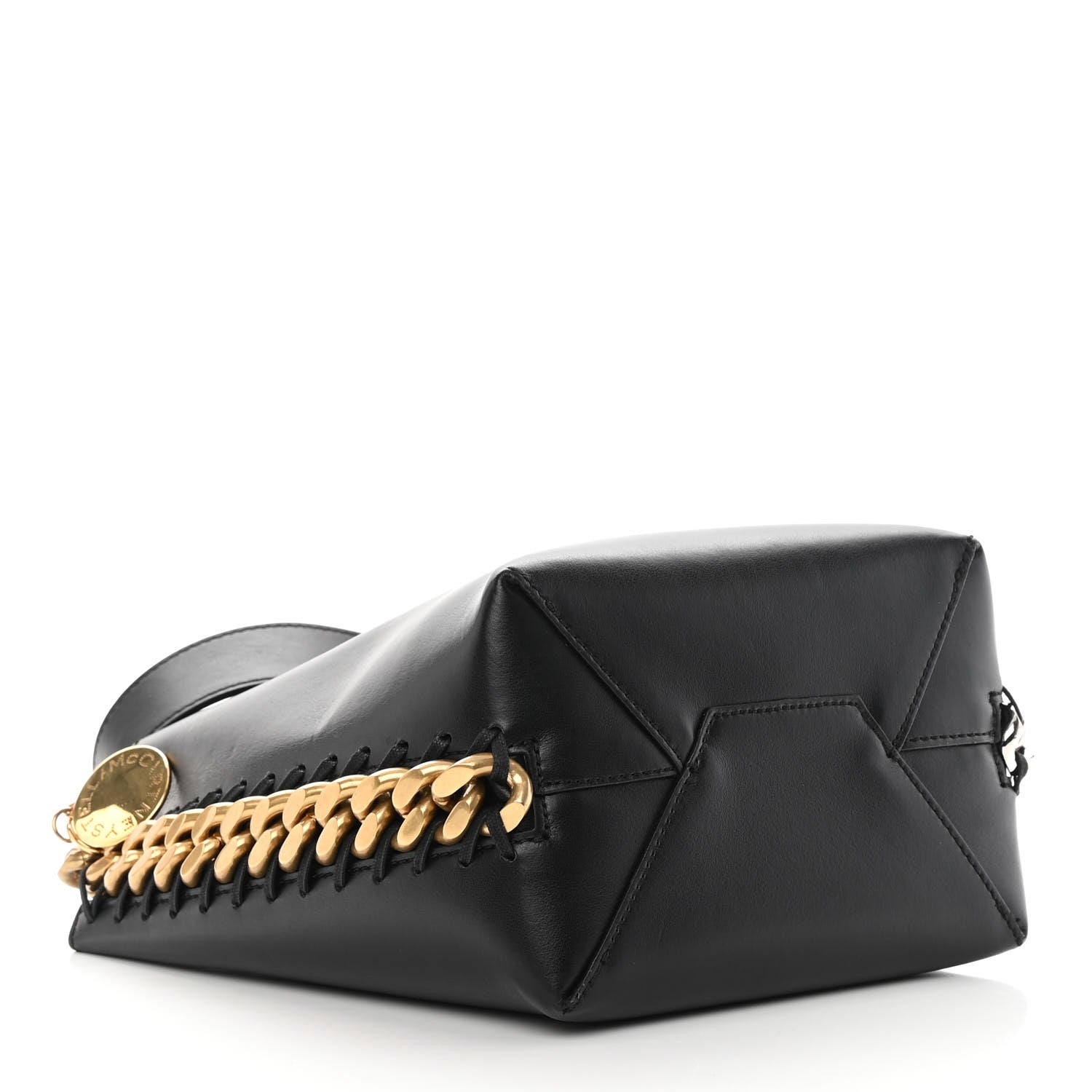 Stella McCartney Eco Alter Nappa Frayme Bucket Bag Black 4 of 11