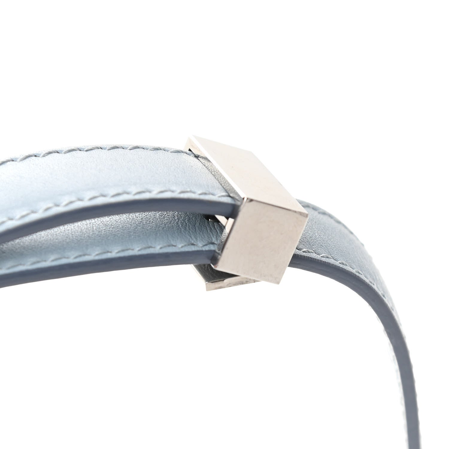 Celine Box Calfskin Small Classic Box Flap Bag Pale Blue 10 of 10