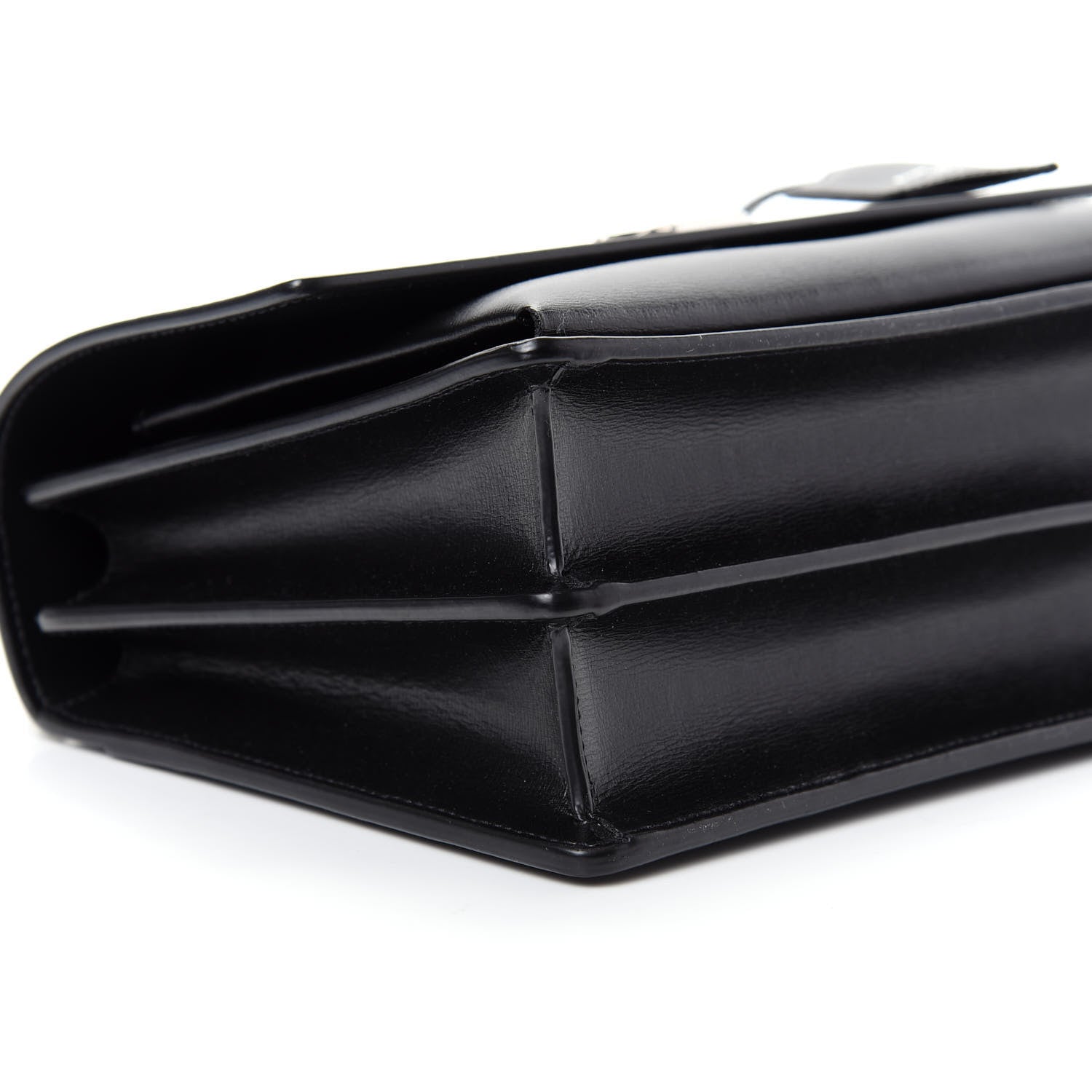 Saint Laurent Calfskin Medium Monogram Sunset Black 6 of 8