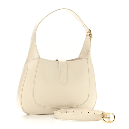 Gucci Boarded Dyana Lux Calfskin Small Jackie 1961 Hobo Mystic White 3 of 11