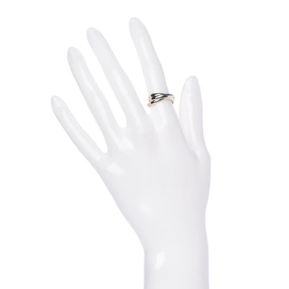 Cartier 18K Pink Yellow White Gold Small Trinity Ring 50 5.25 2 of 4