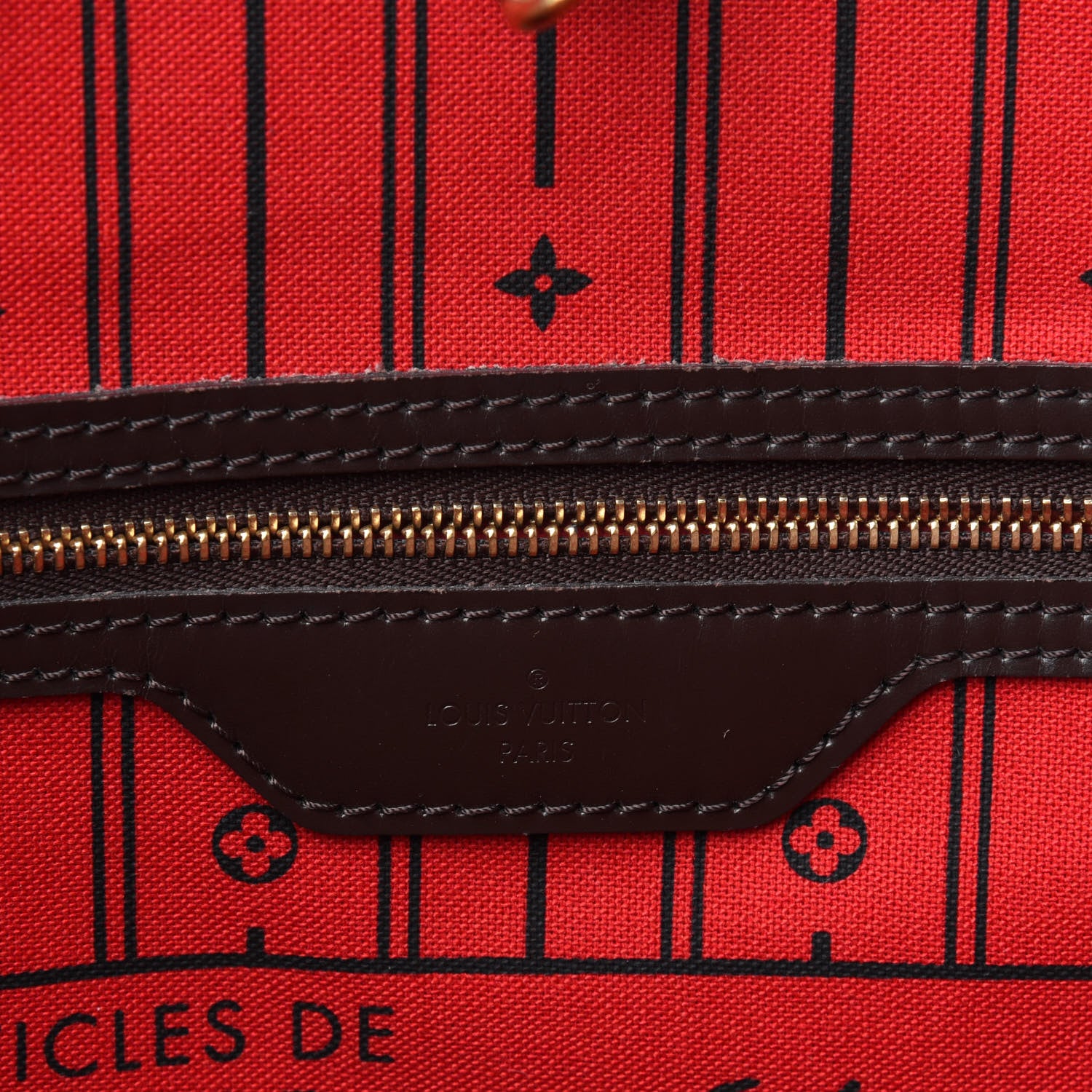 Louis Vuitton Damier Ebene Neverfull MM 6 of 21