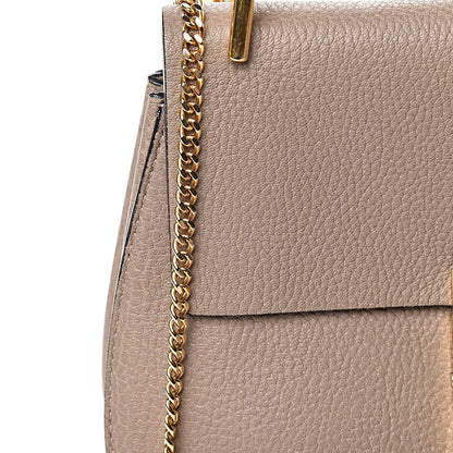 Chloe Grained Lambskin Drew Shoulder Bag Motty Grey 6 of 8