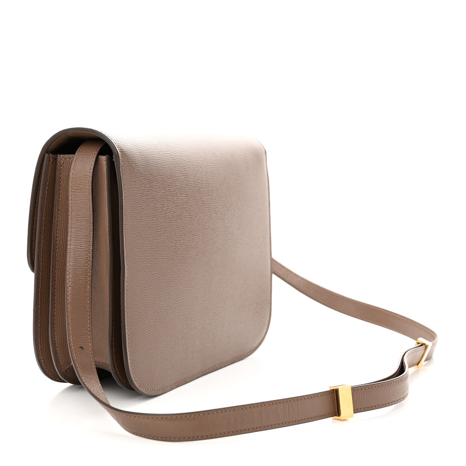 Celine Liege Calfskin Medium Classic Box Flap Bag Taupe 3 of 10