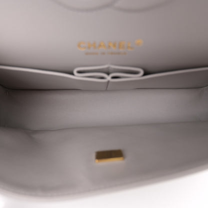 Chanel Caviar Quilted Medium Double Flap Grey 5 of 10