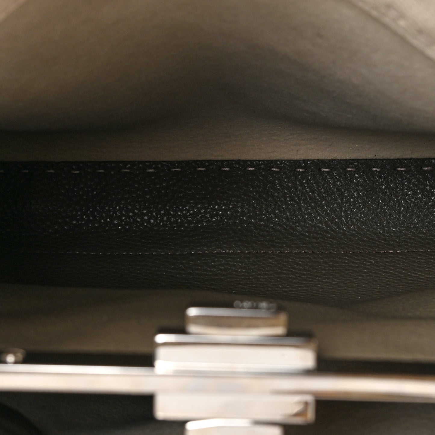 Cuoio Romano Selleria Vitello Dolce Lace Up Medium Peekaboo Iconic Satchel Camelia Milk Grigio Polvere