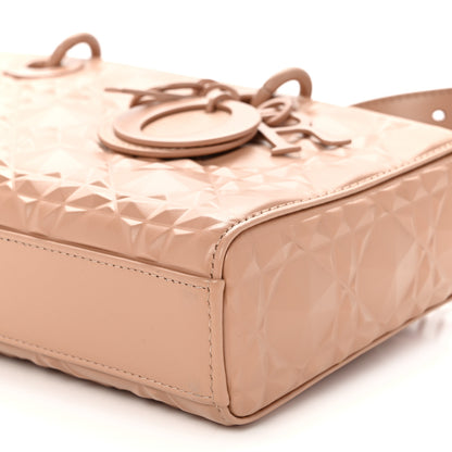 Christian Dior Calfskin Cannage Diamond Medium Lady D-Joy Rose Des Vents 10 of 10