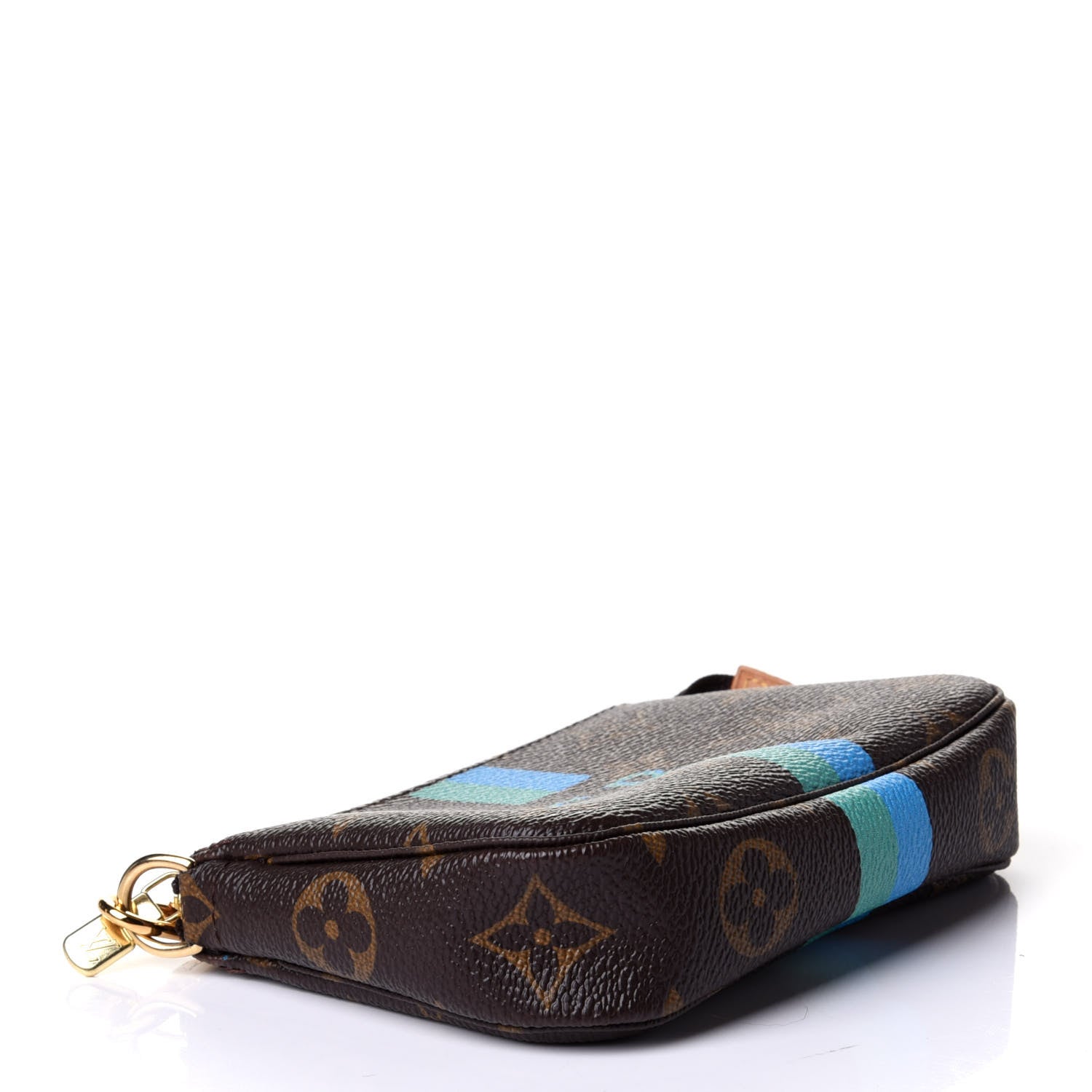 Louis Vuitton Monogram My LV Heritage Mini Pochette Accessories Vert Clair Blue Clair 4 of 8