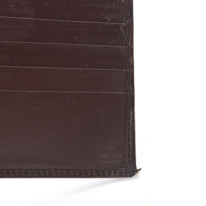 Gucci Monogram Mens New Britt Bi-Fold Wallet Dark Brown 6 of 14