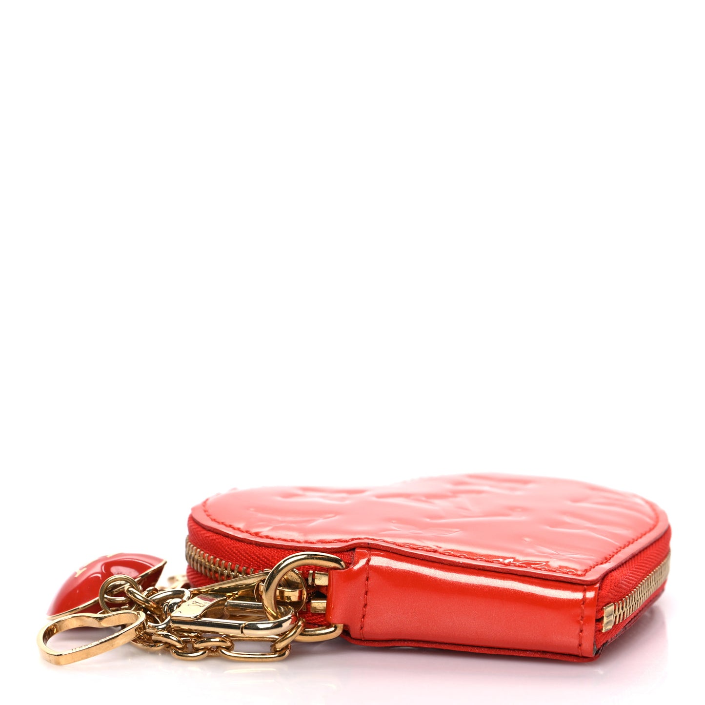 Vernis Heart Coin Purse Orange Sunset