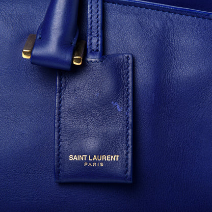 Saint Laurent Calfskin Medium Classic Y Cabas Royal Blue 12 of 12