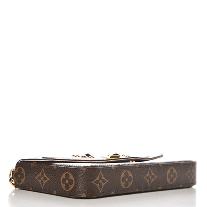 Louis Vuitton Monogram Lovely Birds Pochette Felicie Chain Wallet 5 of 10