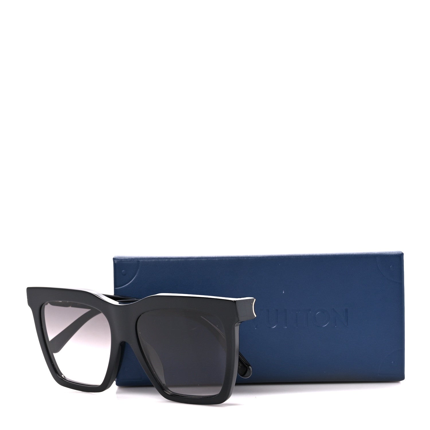 Louis Vuitton LV Mini Link Square Sunglasses Z1725E Black 9 of 9