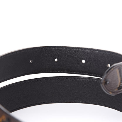 Louis Vuitton Monogram Sequins Eclipse Belt 80 32 Black 5 of 7