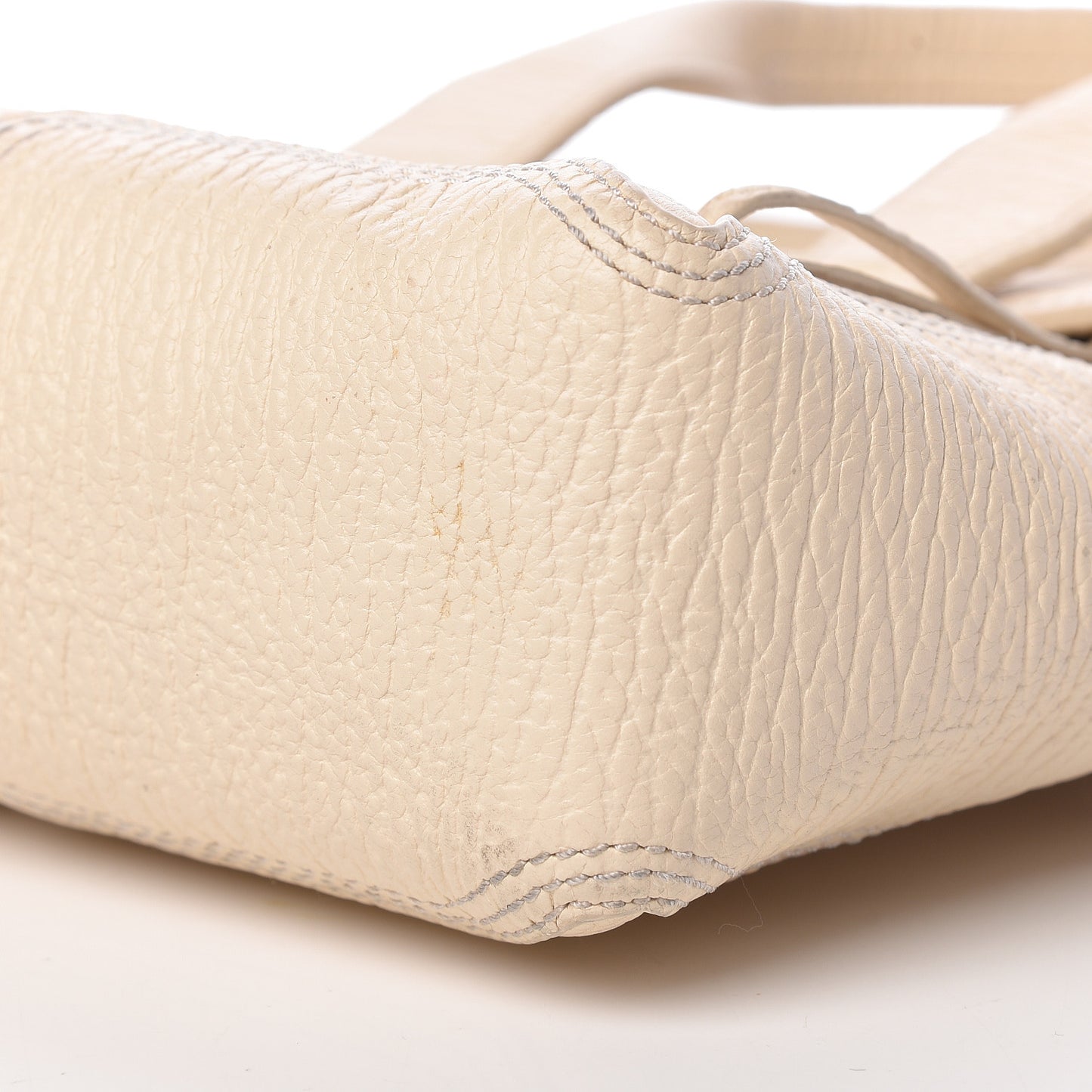 3.1 Textured Calfskin Mini Pashli Satchel Milk