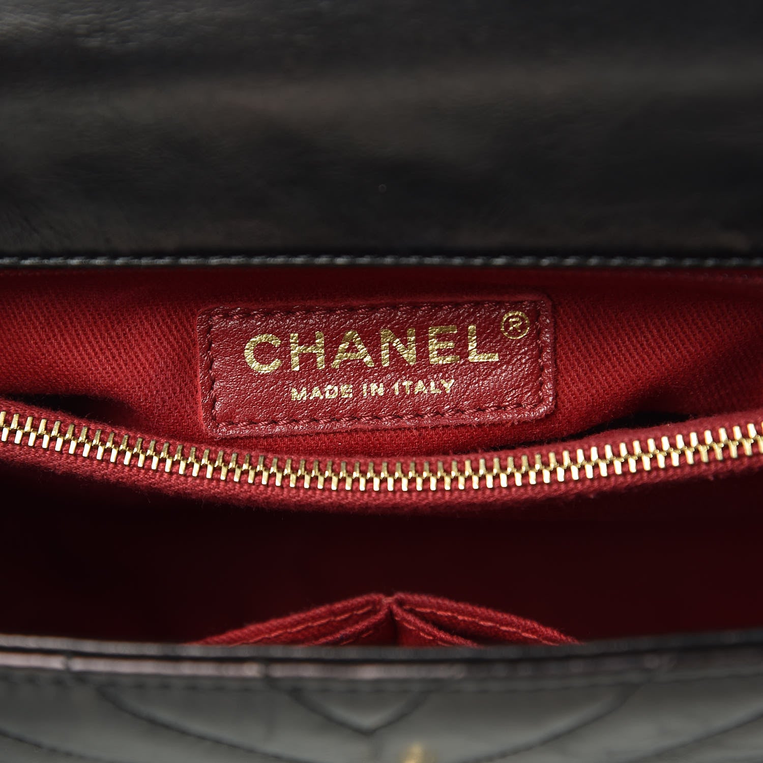 Chanel Calfskin Chevron Quilted Small Coco Handle Flap Black 6 of 11