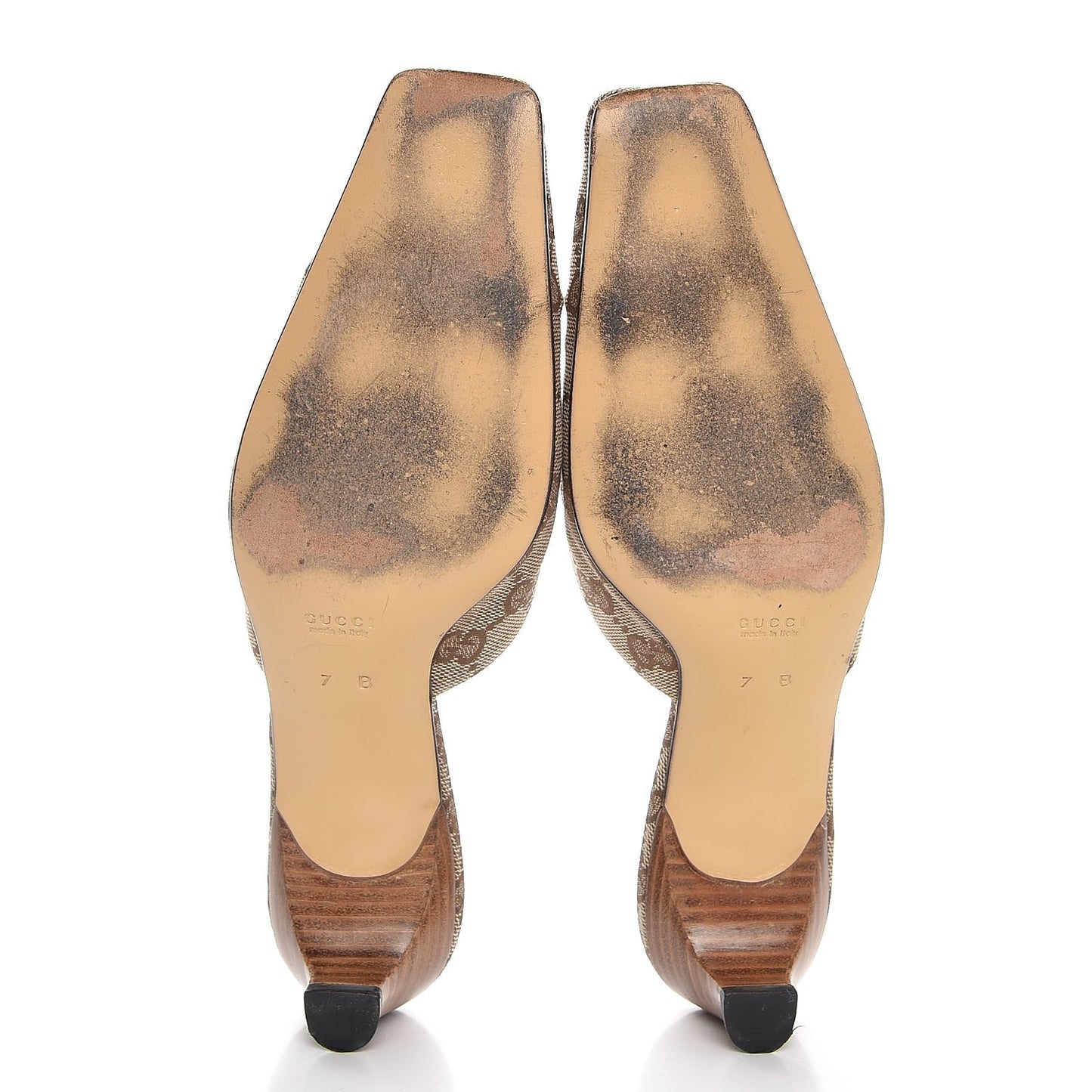 Monogram GG Mules 7 Brown