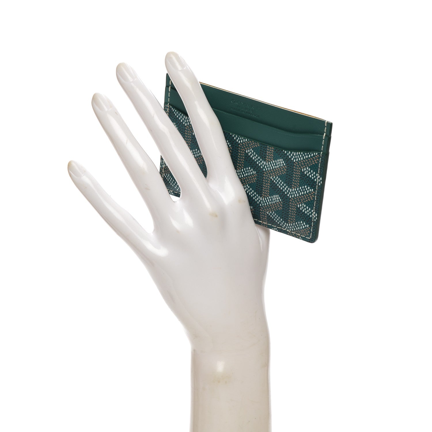 Goyard Goyardine Saint Sulpice Card Holder Green 2 of 6