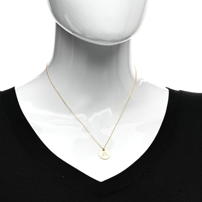 Roberto Coin 18K Yellow Gold Diamond Tiny Treasures Initial A Pendant Necklace 2 of 4