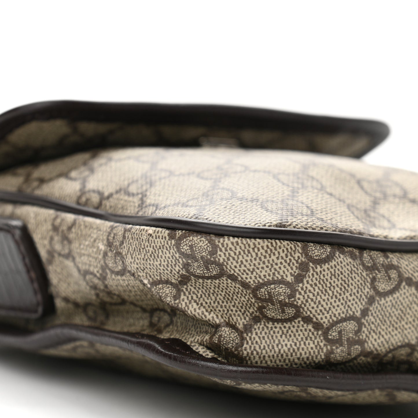 GG Plus Monogram Web Small Flap Messenger Bag