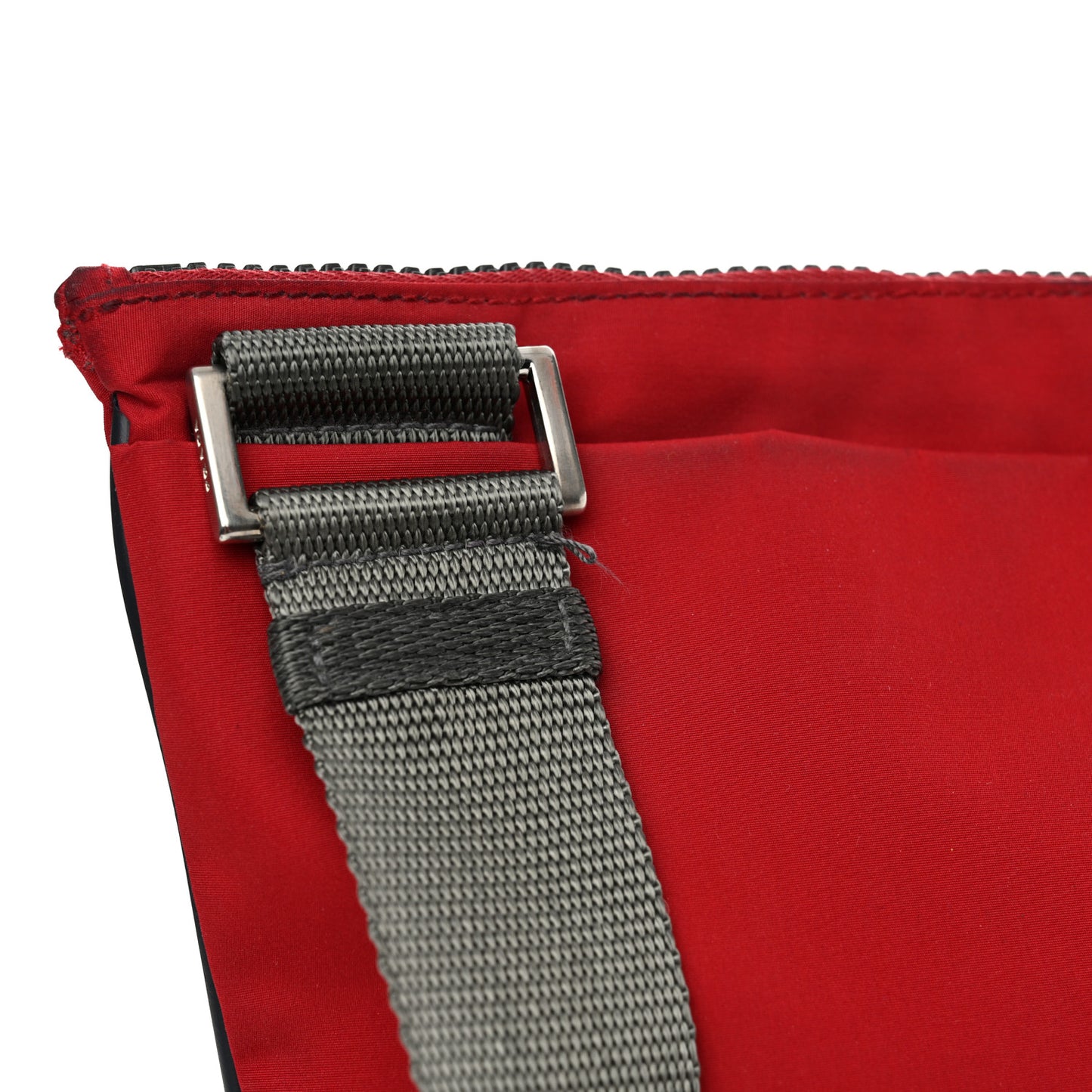 Nylon Vela Sport Messenger Bag Scarlatto