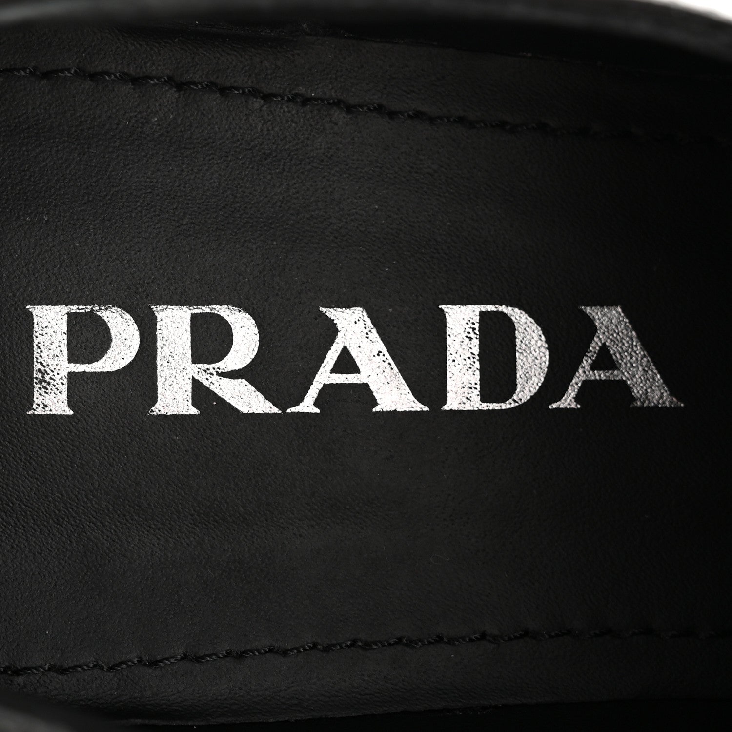 Prada Spazzolato Metal Triangle Logo 50mm Loafers 36.5 Black 23 of 27