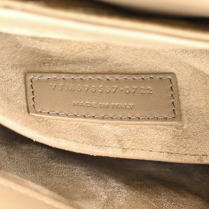 Saint Laurent Satin Quilted Le 57 Diamond Shoulder Bag Mouse 7 of 15