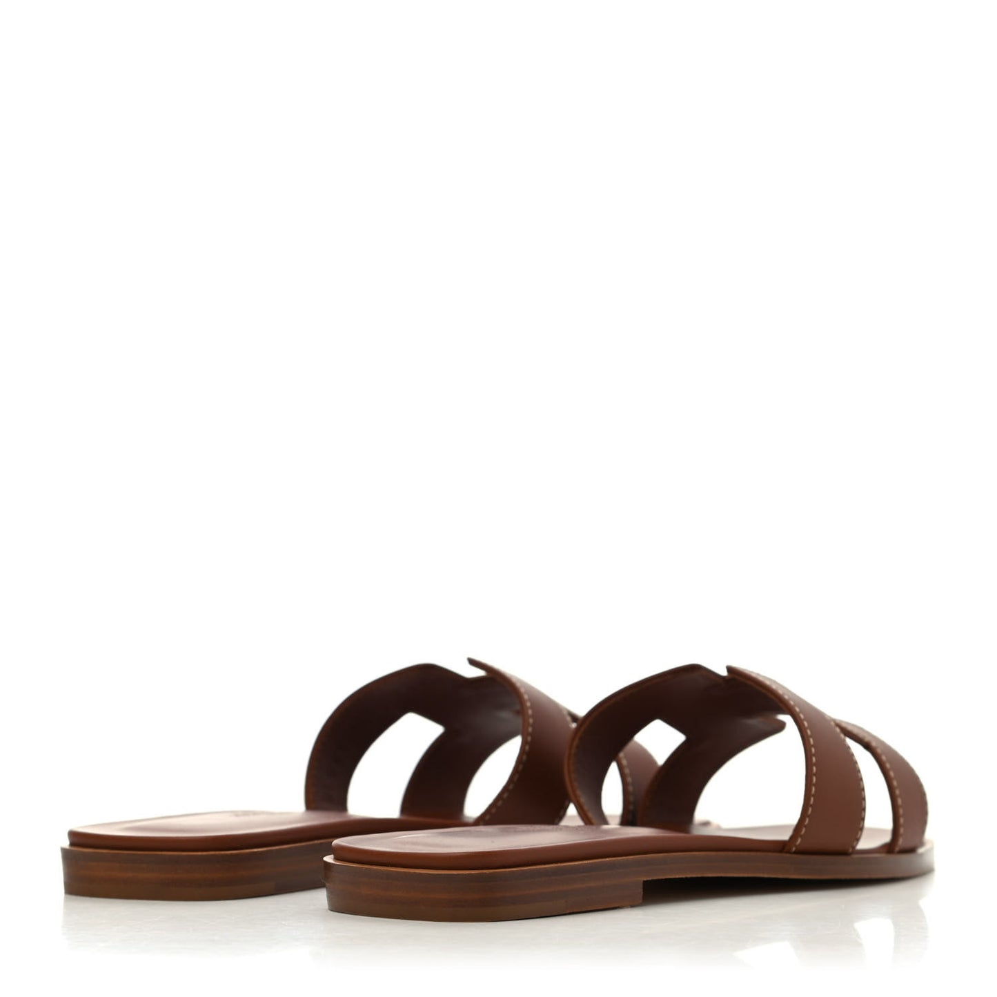Box Calfskin Oran Sandals 37 Gold