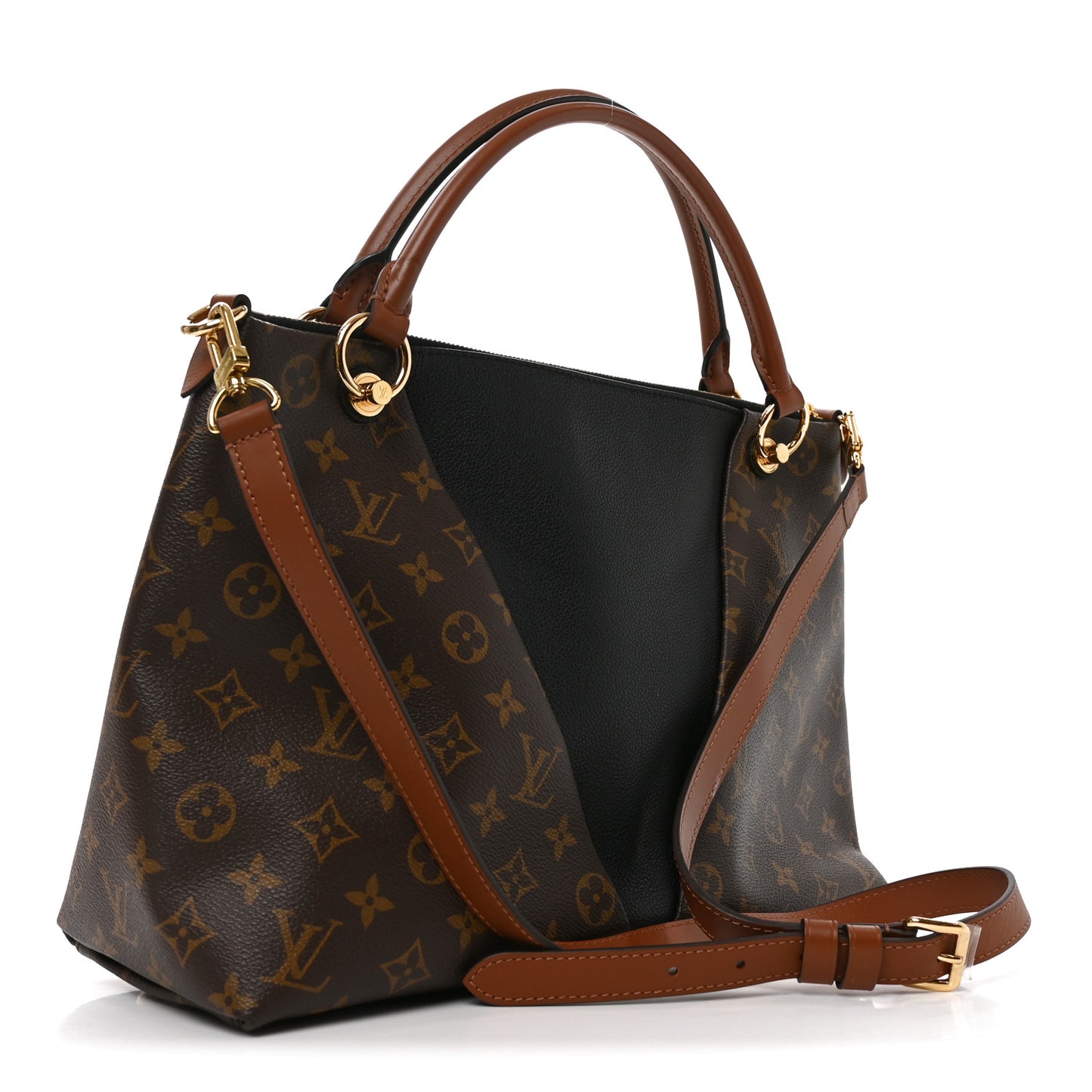 Monogram V Tote MM Black