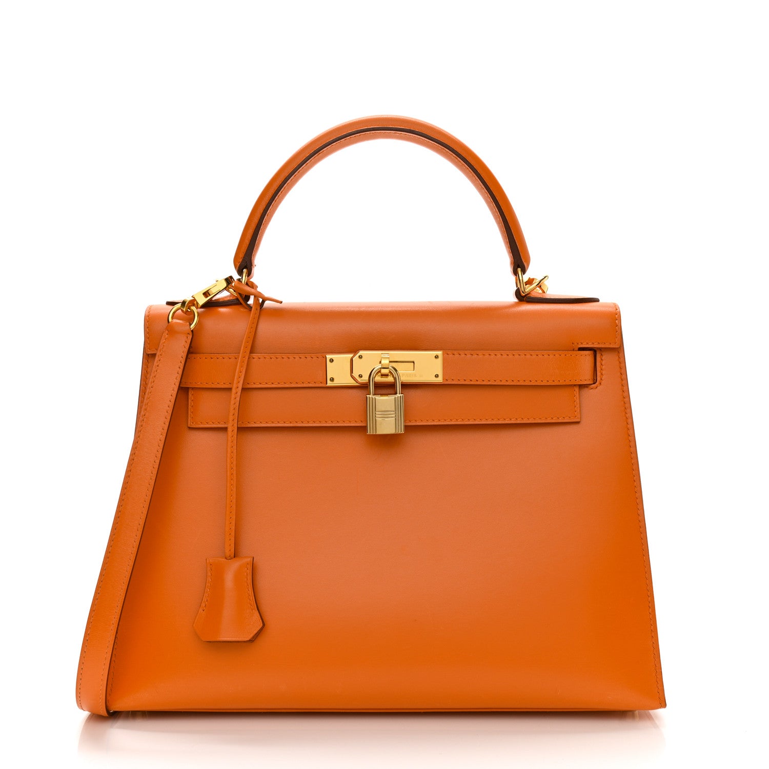 Hermes Box Kelly Sellier 28 Orange 1 of 19