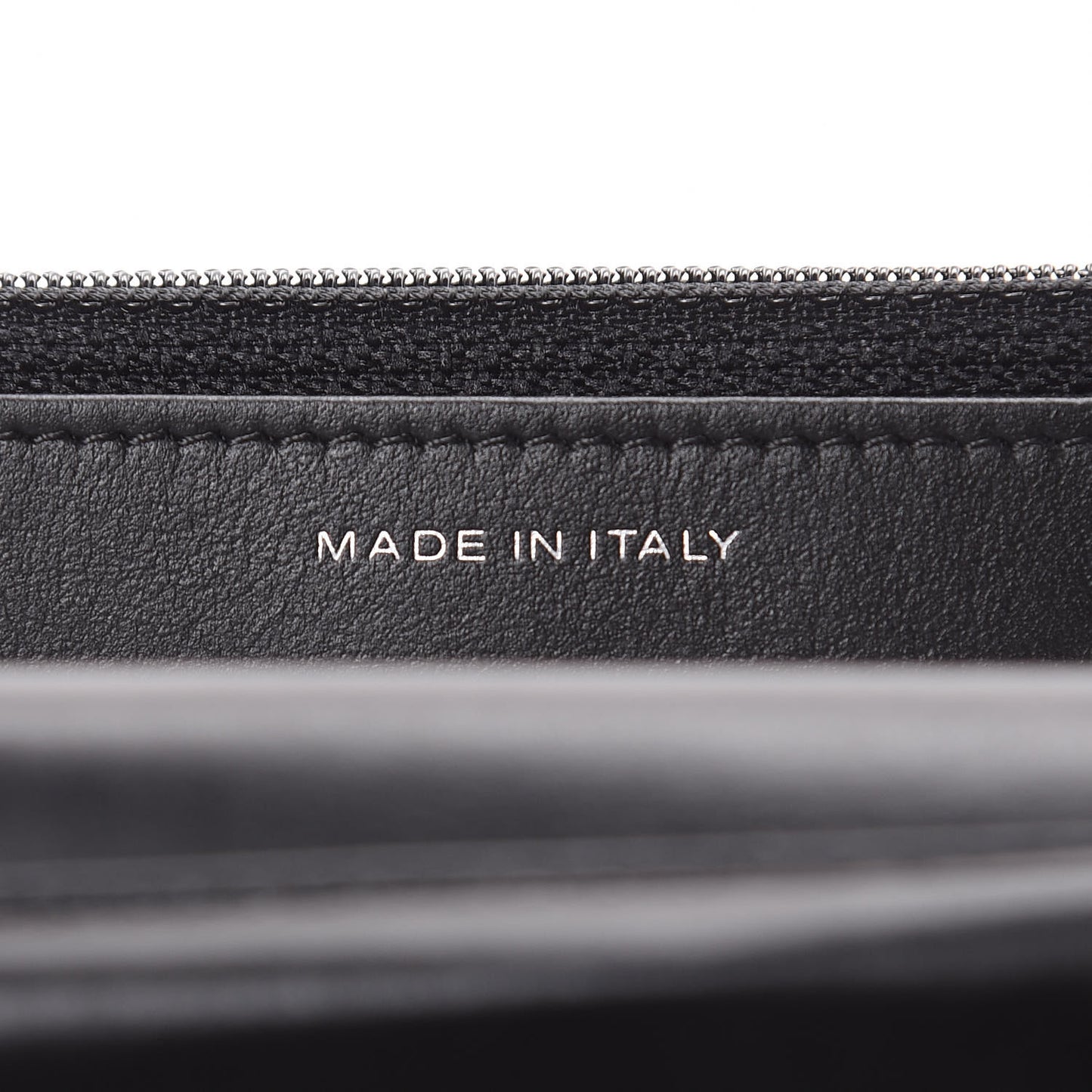Aged Calfskin Chevron Quilted Reissue Wallet On Chain WOC So Black