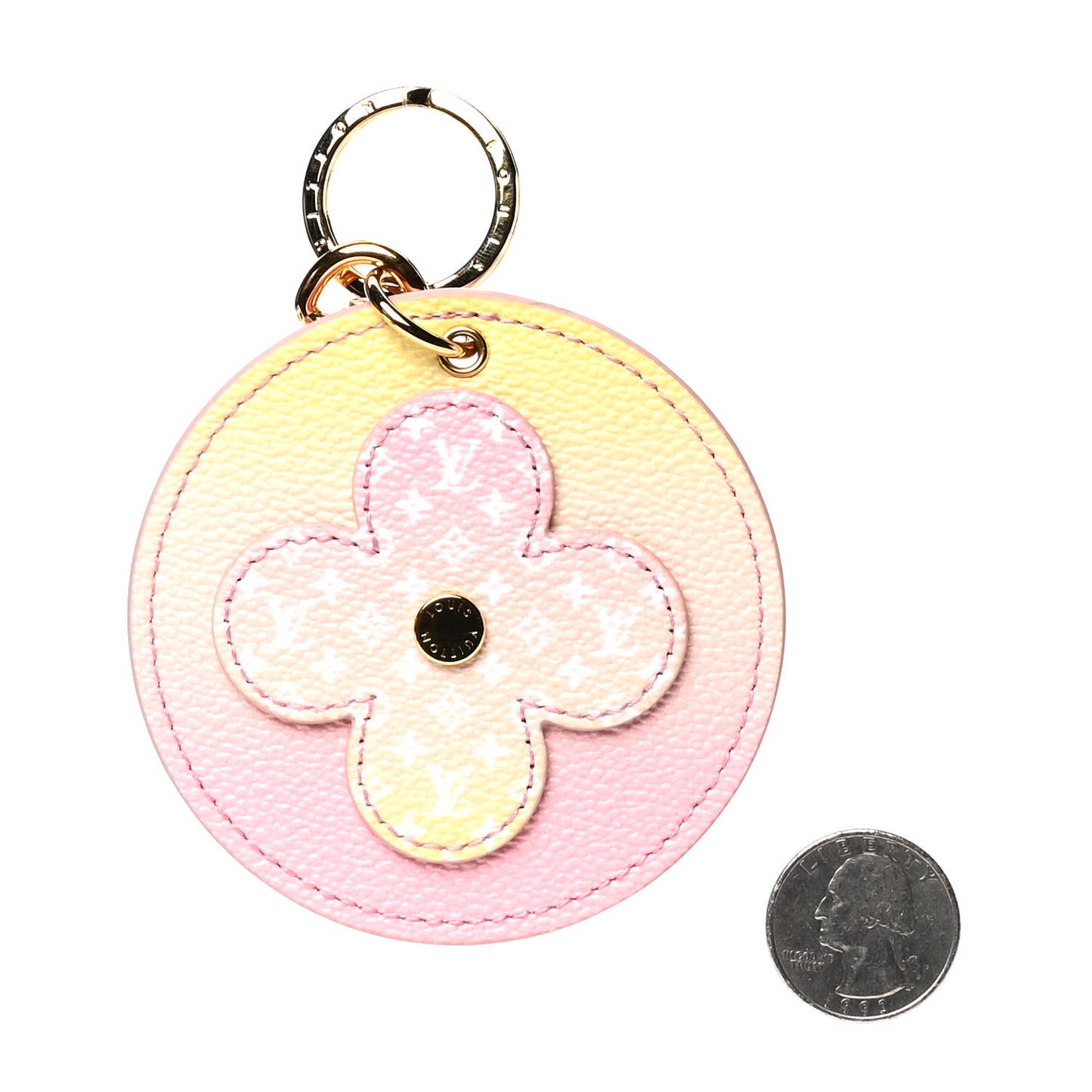 Monogram By The Pool Illustre Bag Charm Key Holder Light Pink