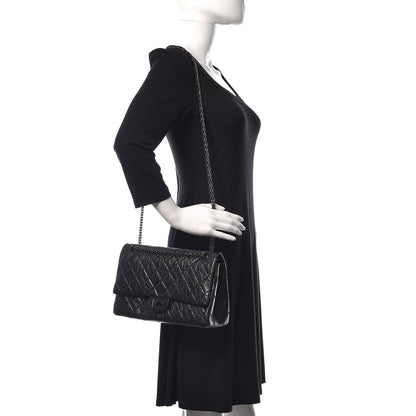 Chanel Aged Calfskin Quilted 2.55 Reissue 226 Flap So Black 2 of 9