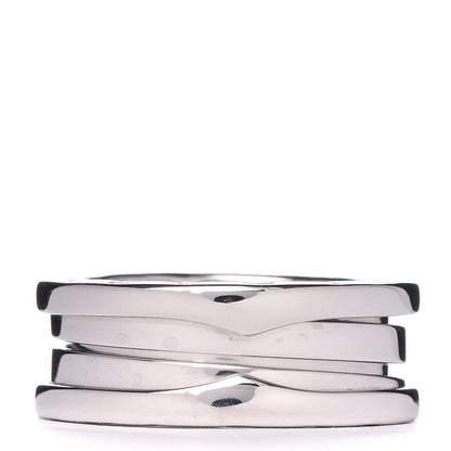 Bulgari 18K White Gold B.Zero1 Two-Band Ring 50 5.25 1 of 6