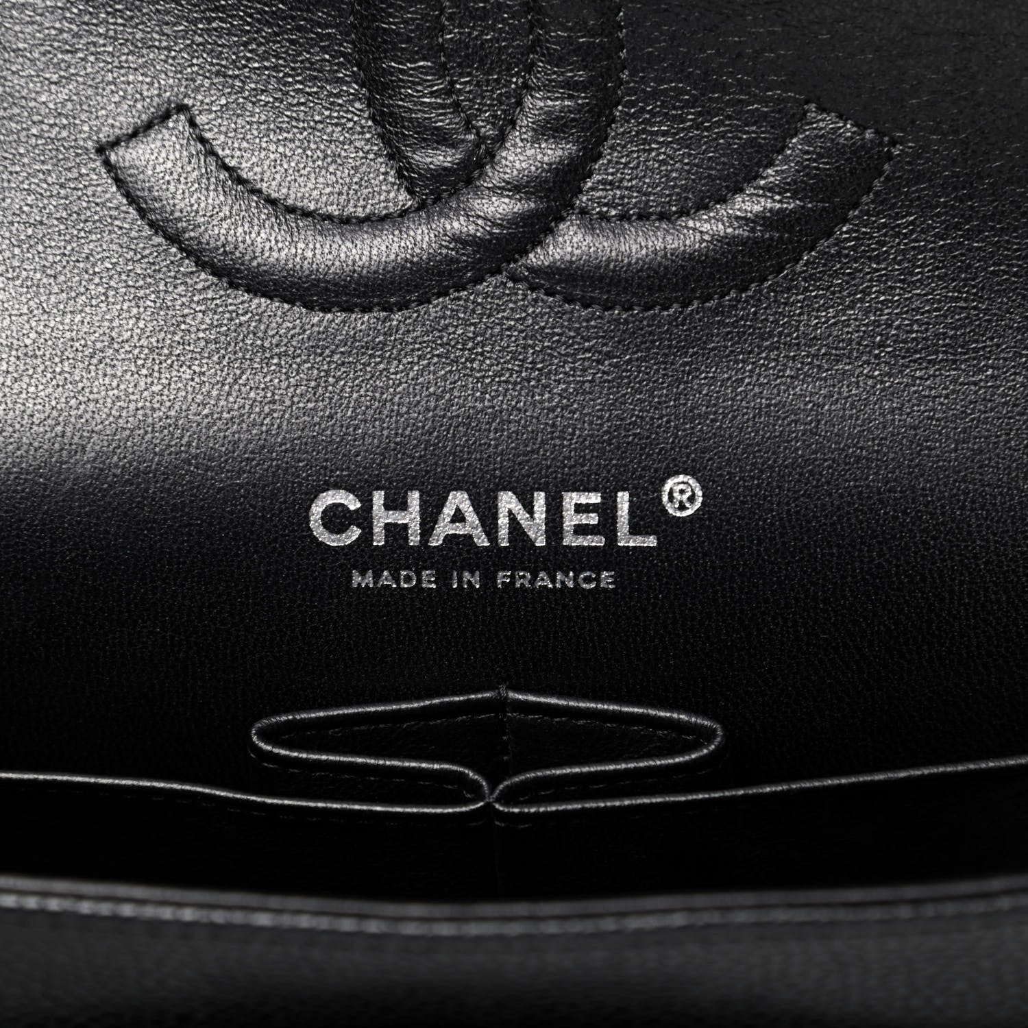 Chanel Caviar Quilted Medium Double Flap Black 8 of 11