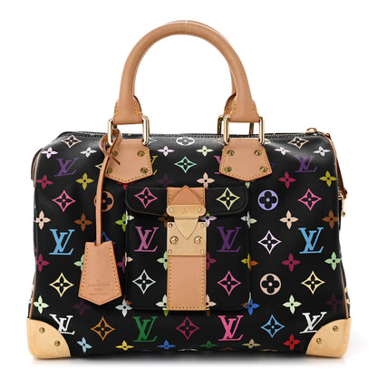 Louis Vuitton Monogram Multicolor Speedy 30 Black 1 of 9