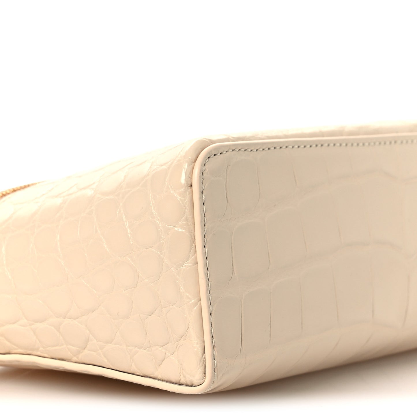 Glazed Alligator L19 Extra Pocket Pouch Lotus Root
