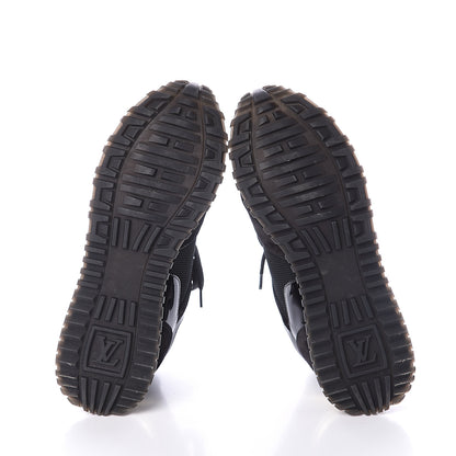 Louis Vuitton Suede Monogram Run Away Sneakers 37 Black 5 of 7