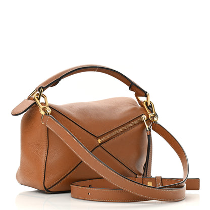 Loewe Calfskin Medium Puzzle Bag Tan 3 of 14
