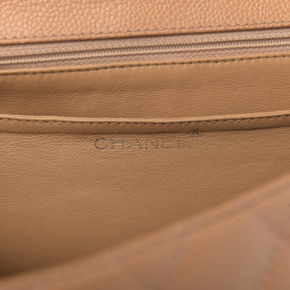 Chanel Caviar Quilted Jumbo Kelly Flap Beige 8 of 10