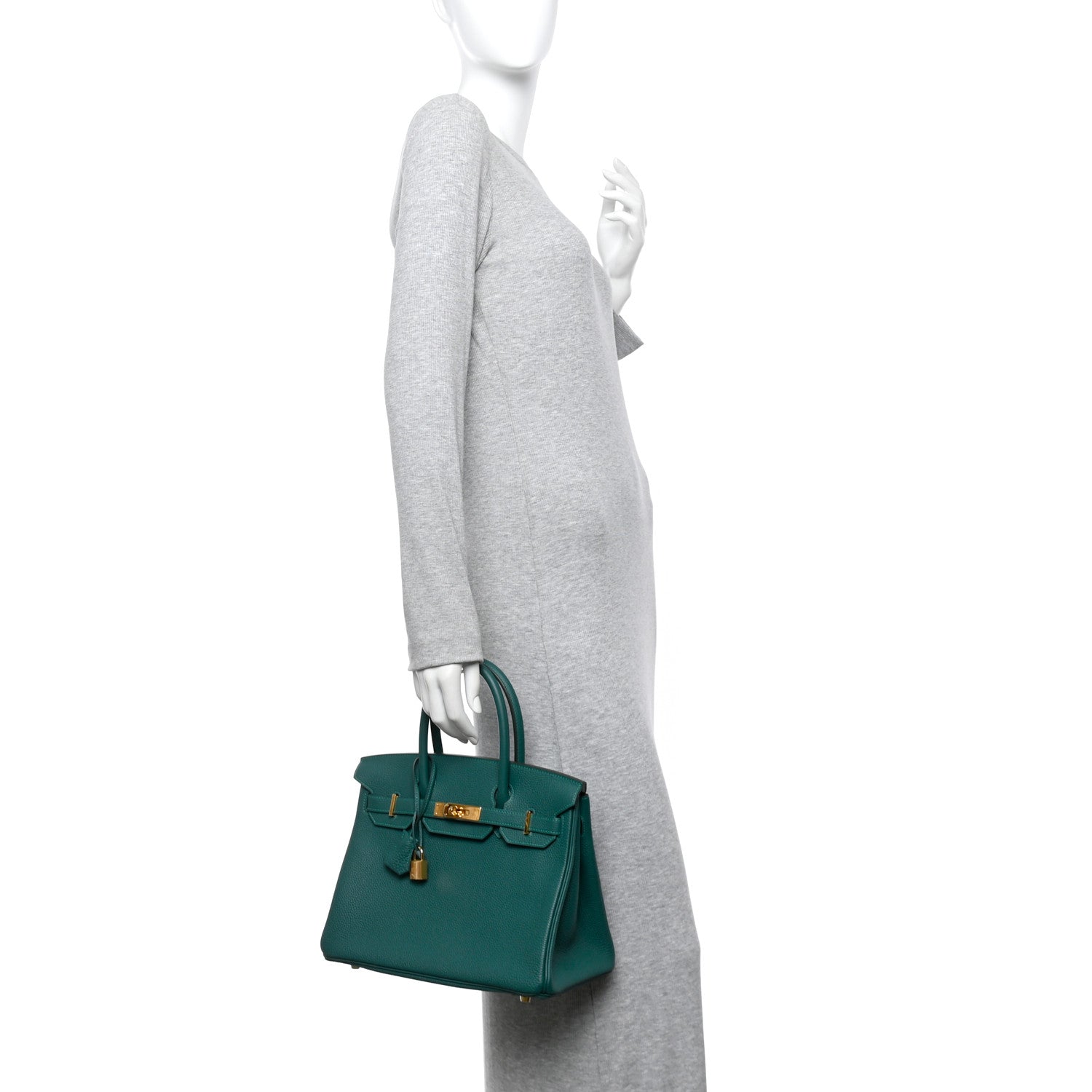 Hermes Togo Birkin 30 Malachite 3 of 23