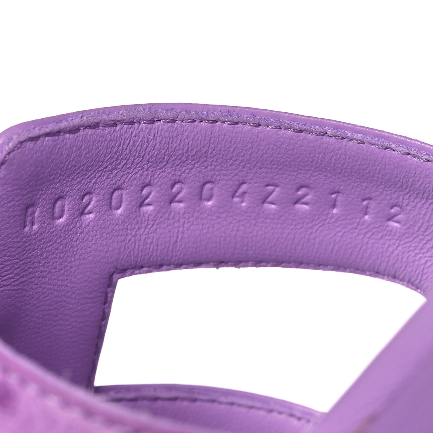 Ostrich Oran Sandals 36 Violet