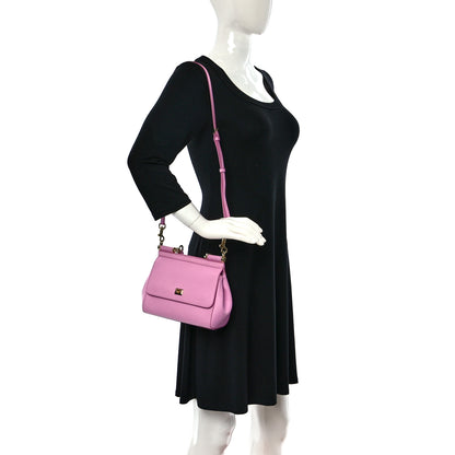 Dolce & Gabbana Dauphine Small Miss Sicily Satchel Pink 2 of 8
