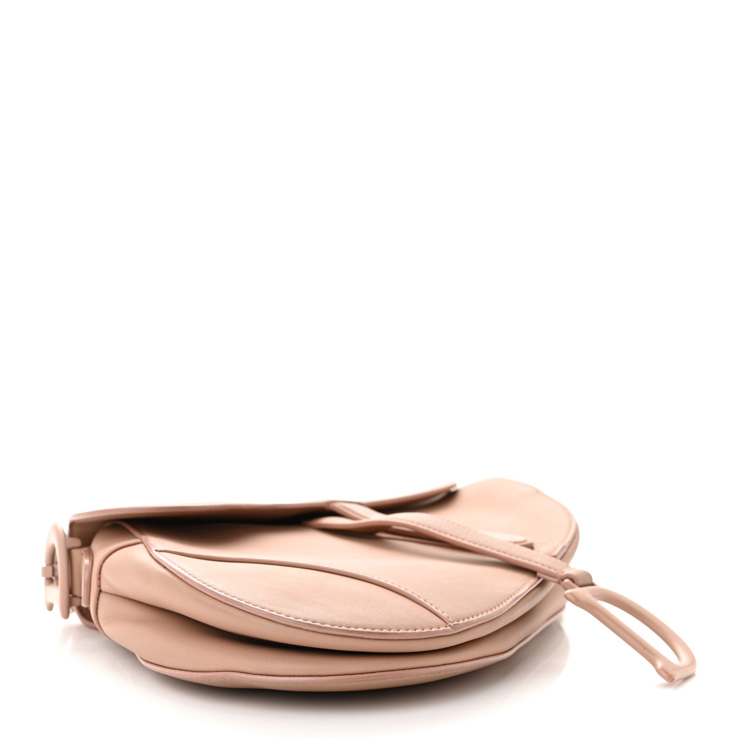 Christian Dior Ultra Matte Calfskin Saddle Bag Blush 4 of 13
