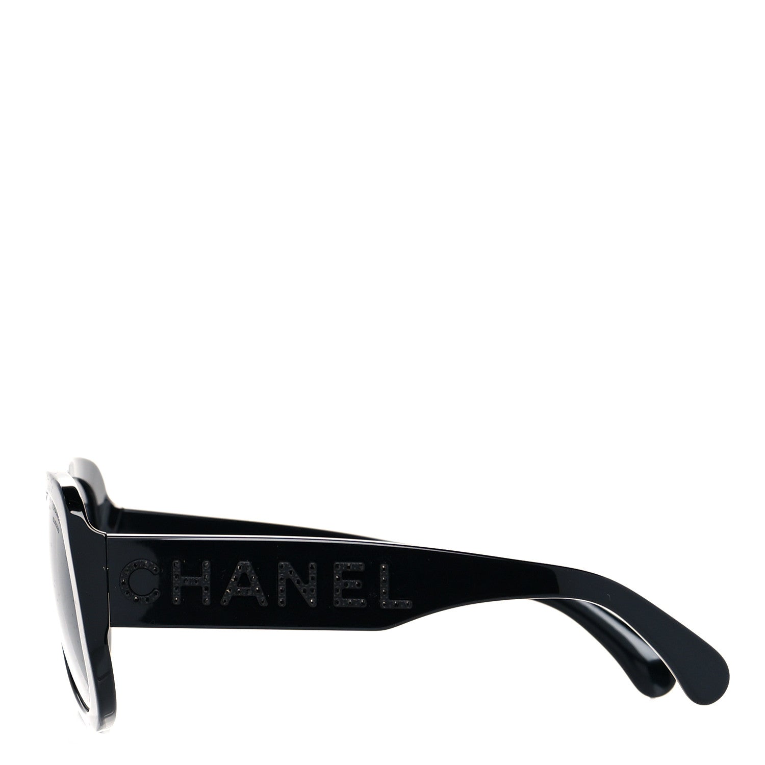 Chanel Resin Polarized Sunglasses 5423-B Black 3 of 7