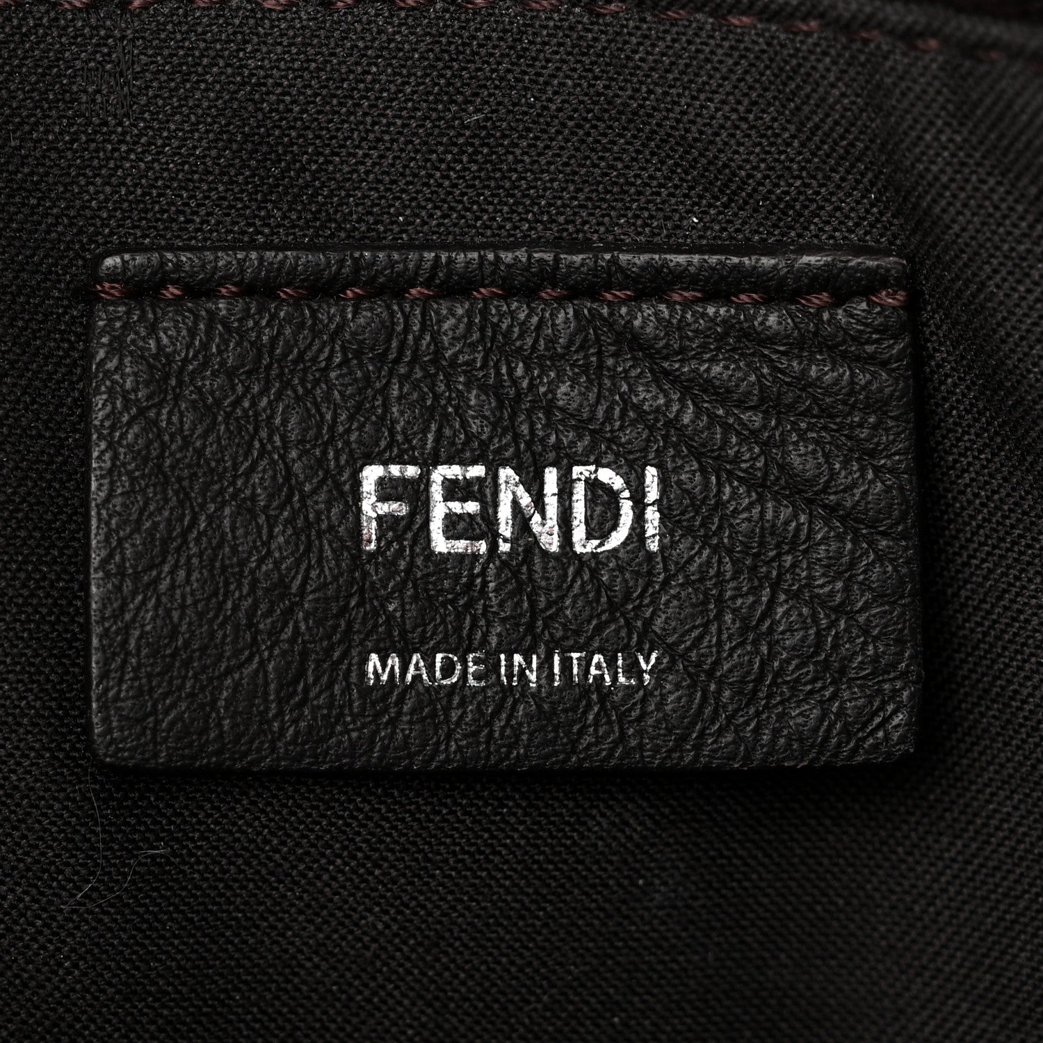 Fendi Vitello King Logo Embossed Medium By The Way Boston Bag Cuoio 6 of 11