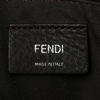 Fendi Vitello King Logo Embossed Medium By The Way Boston Bag Cuoio 6 of 11