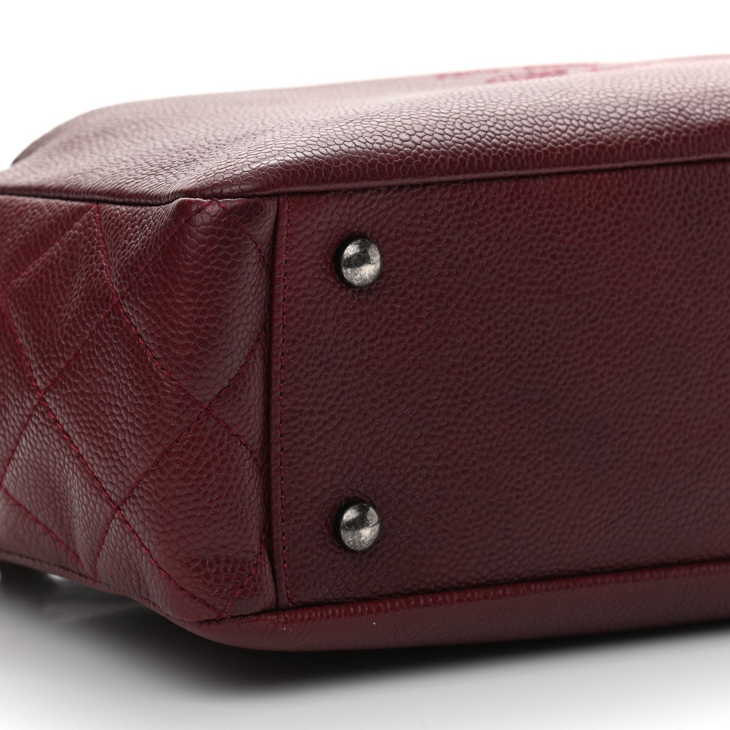 Chanel Caviar Lambskin Quilted Coco Break Camera Case Red 12 of 19