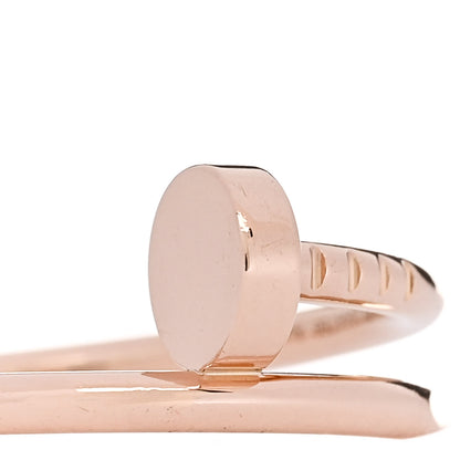 Cartier 18K Pink Gold Small Juste Un Clou Ring 53 6.25 4 of 6